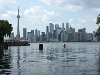 View of buildings at waterfront