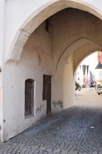 Archway in city
