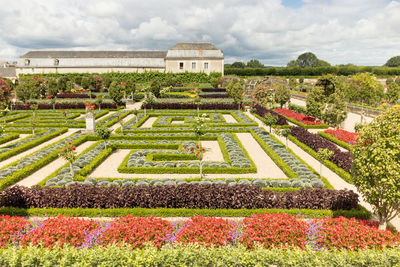 The château de villandry is a renaissance castle mixing architecture and gardens in france