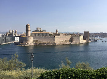 Buildings at waterfront
