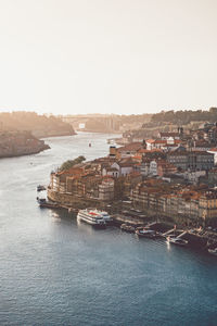 View of city at waterfront