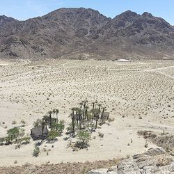 Scenic view of landscape against clear sky