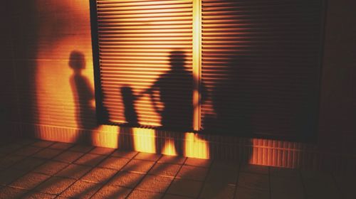Woman standing on floor