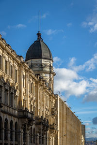 Low angle view of building against sky