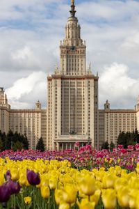 Low angle view of buildings against sky