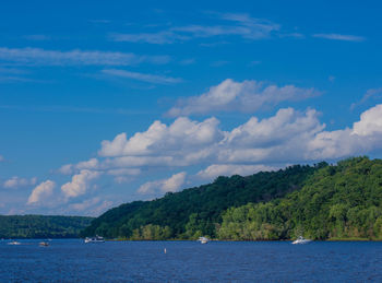 Scenic shot of calm sea against sky