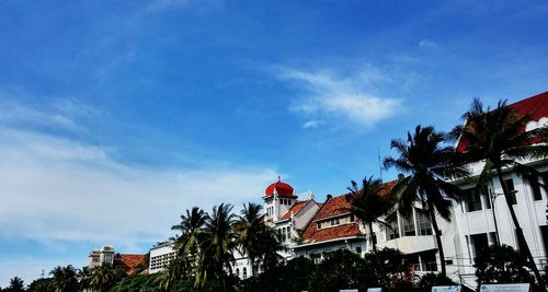 Low angle view of building against sky