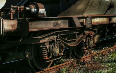 Train on railroad track