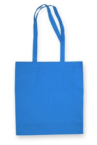 Close-up of blue store