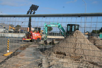 View of construction site