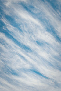 Low angle view of clouds in sky