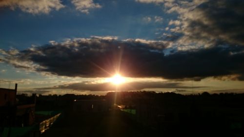 Scenic view of sunset against sky