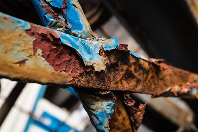 Close-up of rusty metal