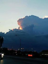 View of road against sky