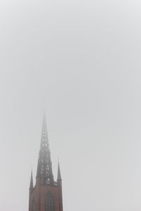 Low angle view of historic building against sky