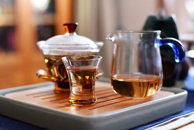 Close-up of drink on table