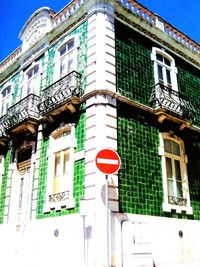 Low angle view of building against sky