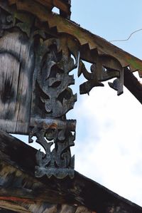 Low angle view of old building