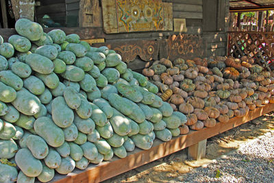 Close-up of fruits for sale at market stall