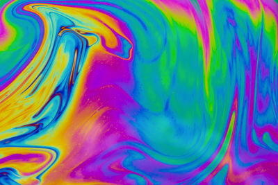 Full frame shot of multi colored water