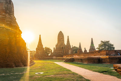 View of temple against sky