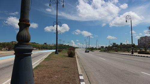 Street against sky