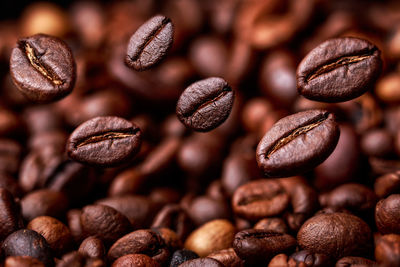 Full frame shot of coffee beans