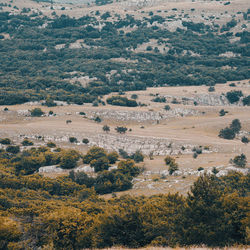 Scenic view of dramatic landscape