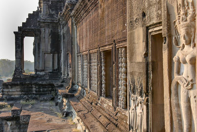 View of old ruin building