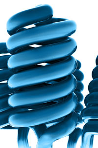 Close-up of blue hand