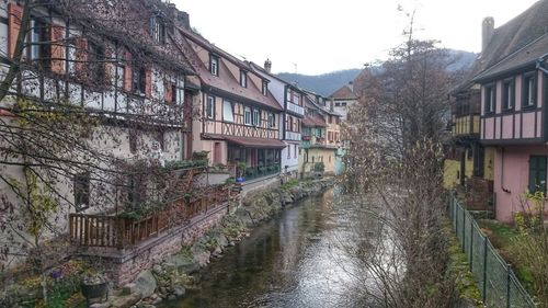 Canal along buildings