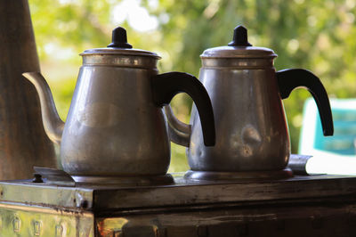 Close-up of drink on table