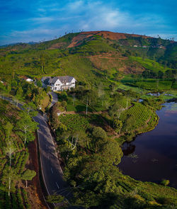 Scenic view of landscape against sky