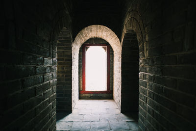 Corridor of old building