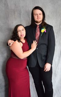 Portrait of a smiling young couple