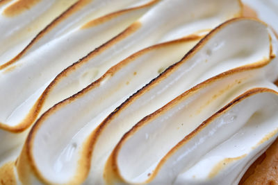 High angle view of bread in plate