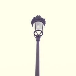 Low angle view of street light