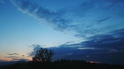 Scenic view of landscape against cloudy sky