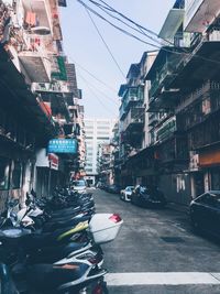 City street and buildings 