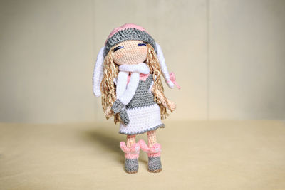 Full length of a girl wearing hat