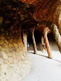 Low angle view of old ruin