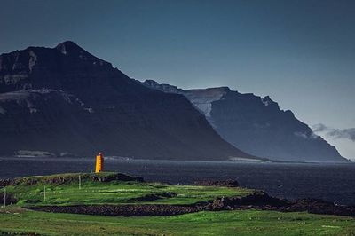 Scenic view of mountains