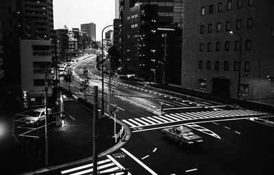 City street at night