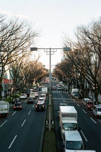 Traffic on city street