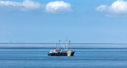 Scenic view of calm sea