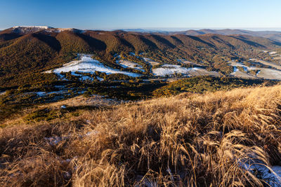 Polonina carynska in bieszczady mountains, poland