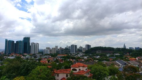 Cityscape against sky