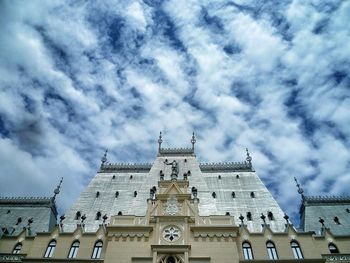 View of church against cloudy sky