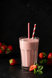 Close-up of drink on table