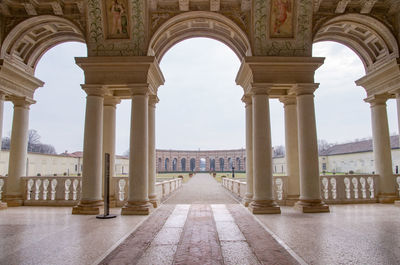 Colonnade of historic building